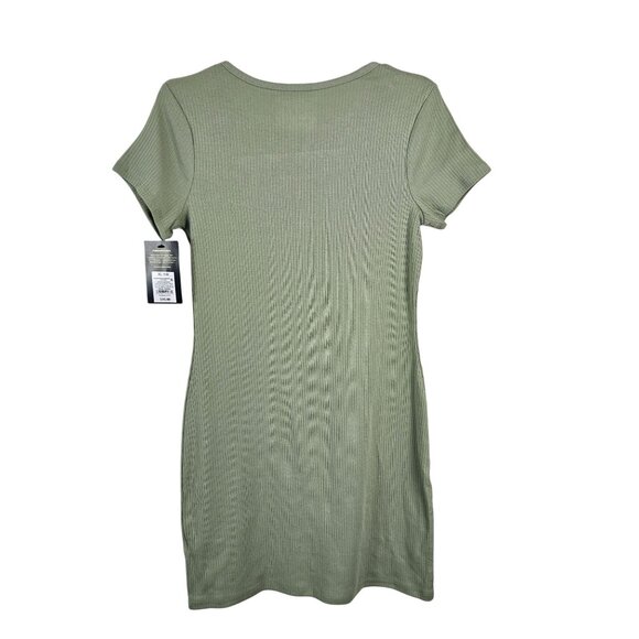Art Class Girls Ribbed Sage Green Short Sleeve Dress Size Large School Casual - Picture 5 of 9